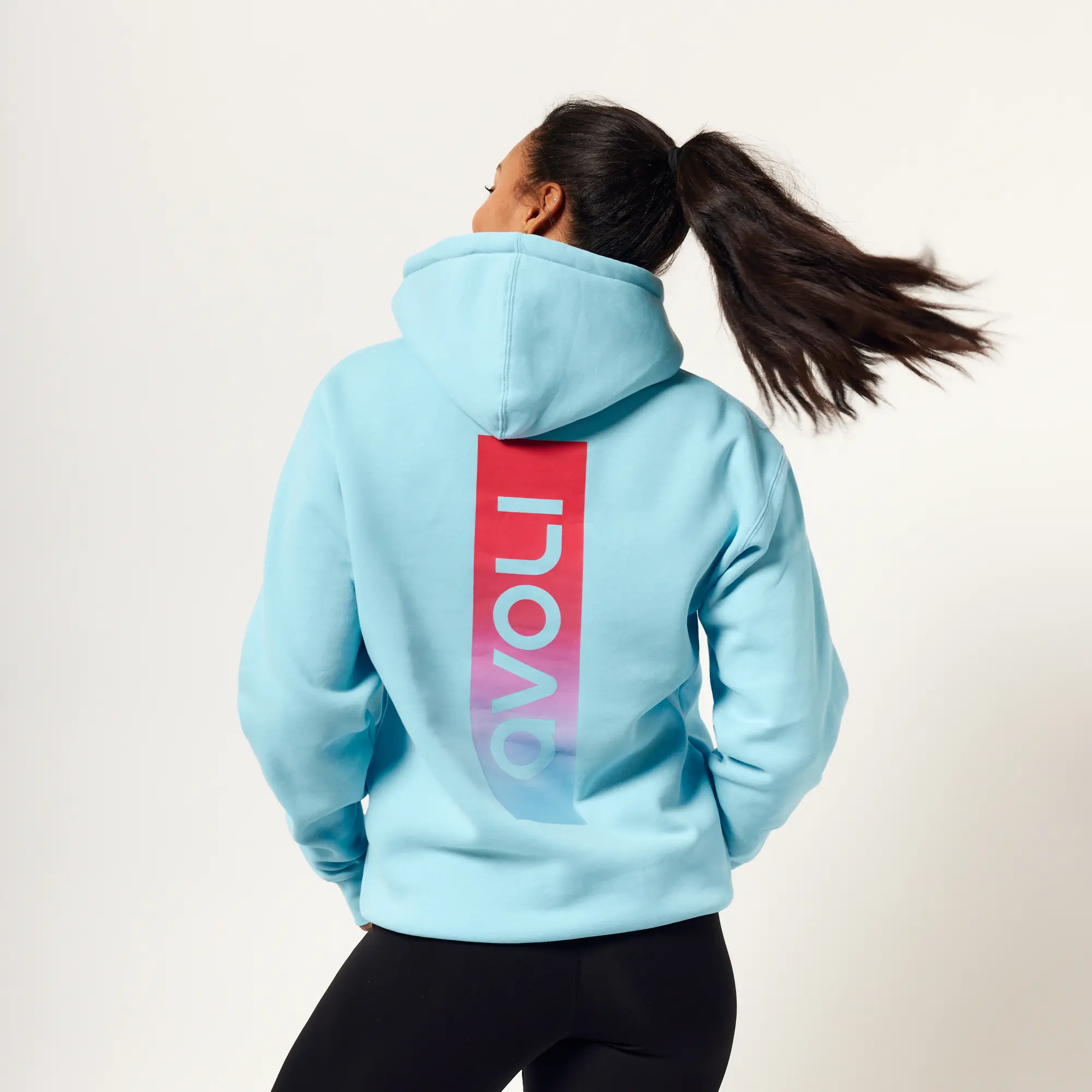 Teal with Ombre Hoodie